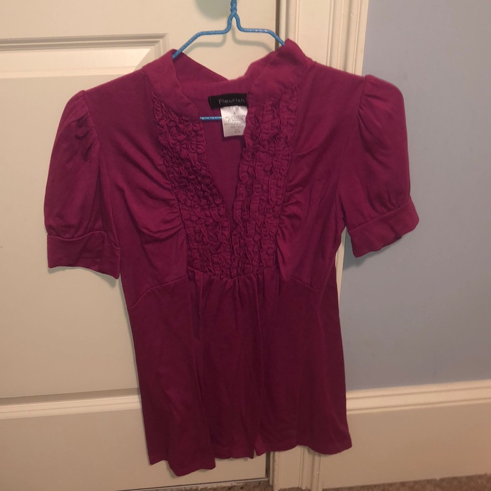 Fleurish Purple Top